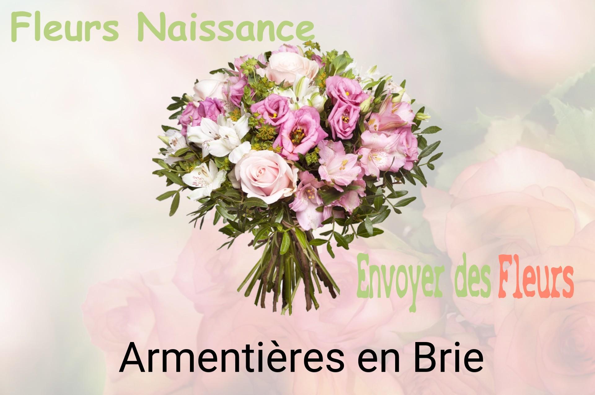Bouquet de fleurs de naissance livré à Armentières-en-Brie